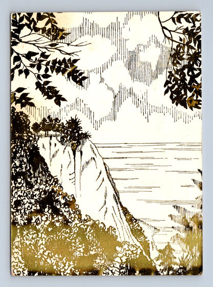 Pohlednice NDR Rügen Königsstuhl vodopád 1971 (M29602)