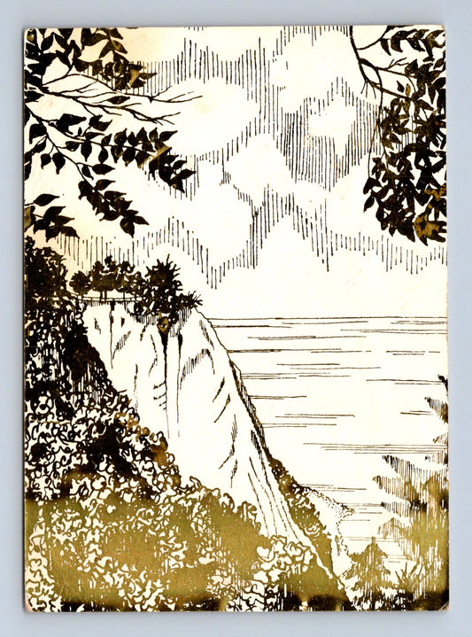 Pohlednice NDR Rügen Königsstuhl vodopád 1971 (M29602)