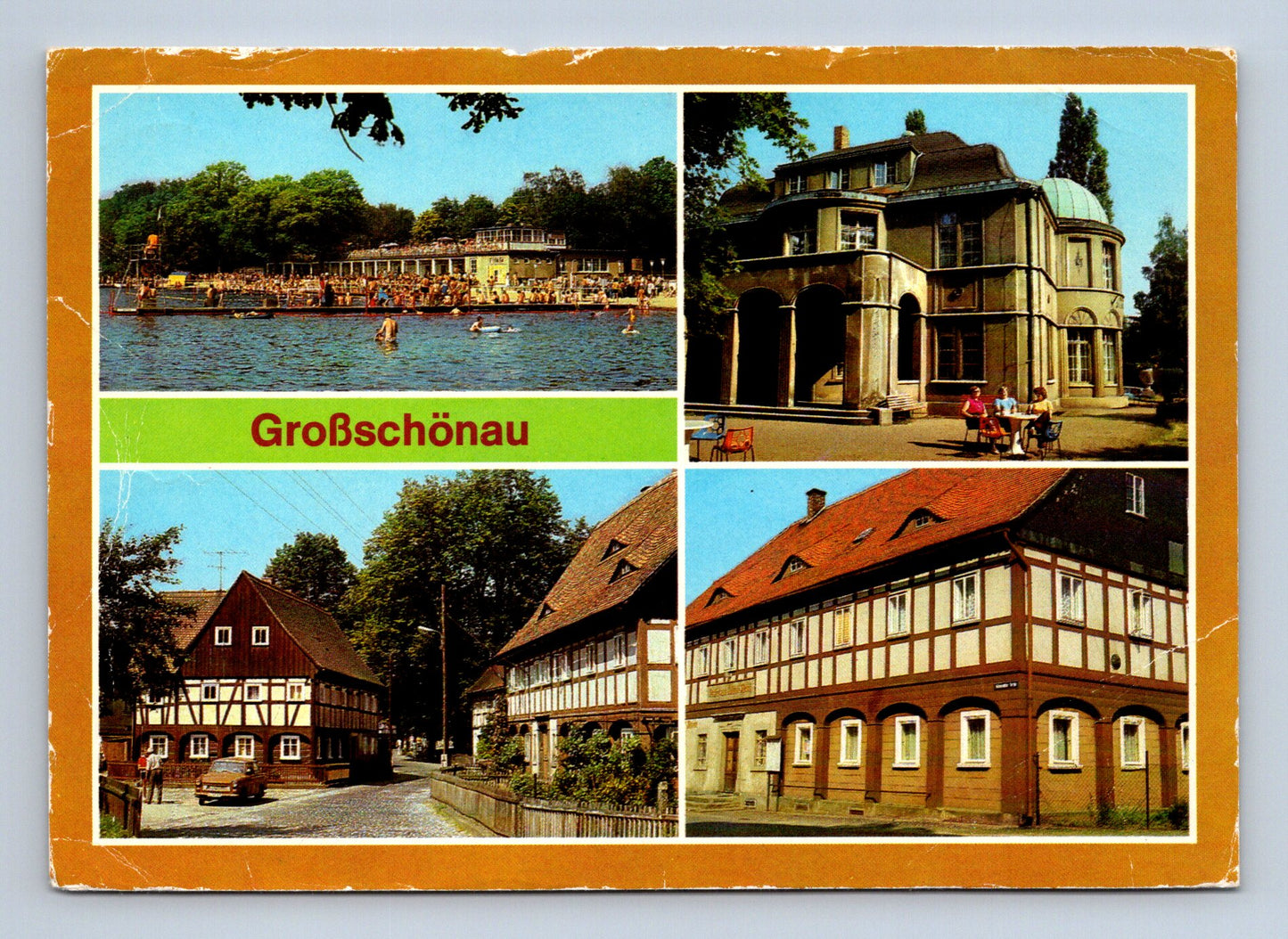 Pohlednice Německo Großschönau 1987 (M29605)