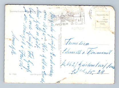 Pohlednice Rakousko Weyer pohled na město v horách 1932 (M29611)