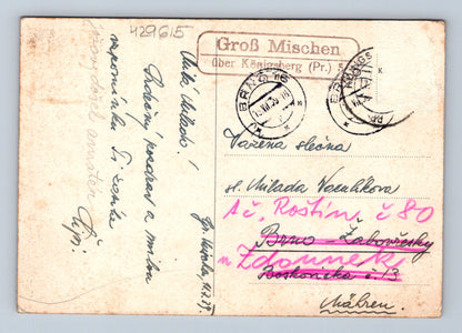 Pohlednice Německo Königsberg Schlossteich Promenáda 1928 (M29615)