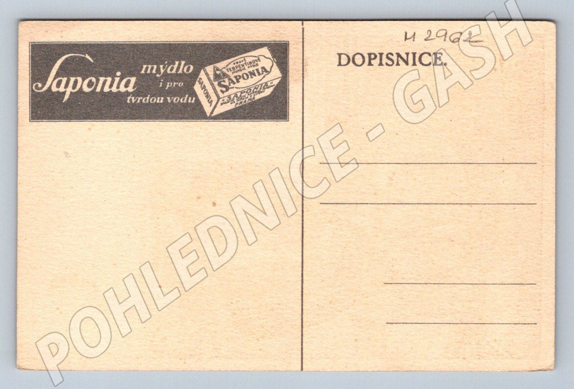 Postcard Rudolf Adámek ethnographic carol (M2962)