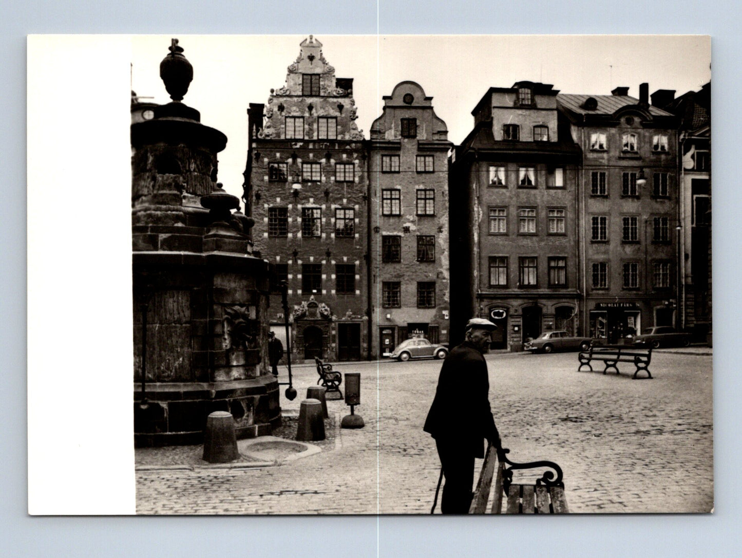 Pohlednice Švédsko Stockholm Stortorget 1965 (M29624)