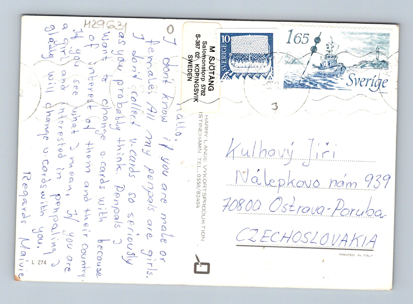 Pohlednice Švédsko Öland různé motivy (M29631)