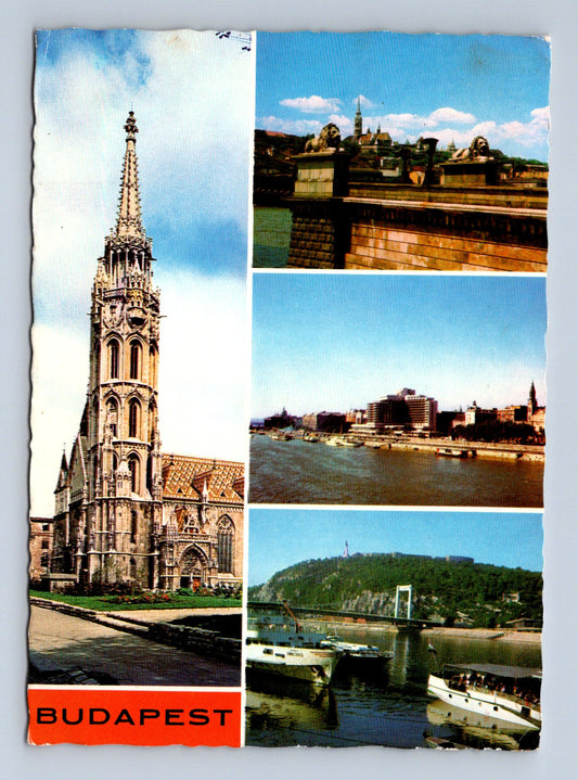 Pohlednice Maďarsko Budapešť panorama 1973 (M29636)