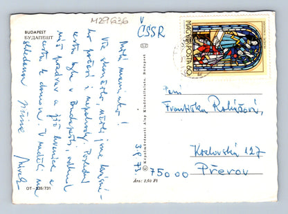 Pohlednice Maďarsko Budapešť panorama 1973 (M29636)