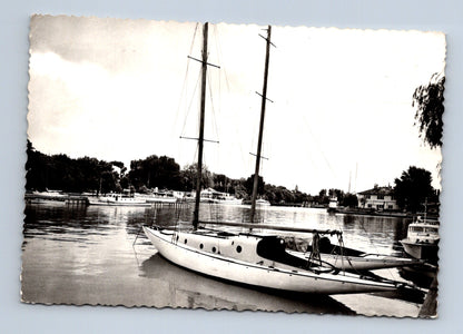 Pohlednice Maďarsko Siófok přístav lodě 1961 (M29643)