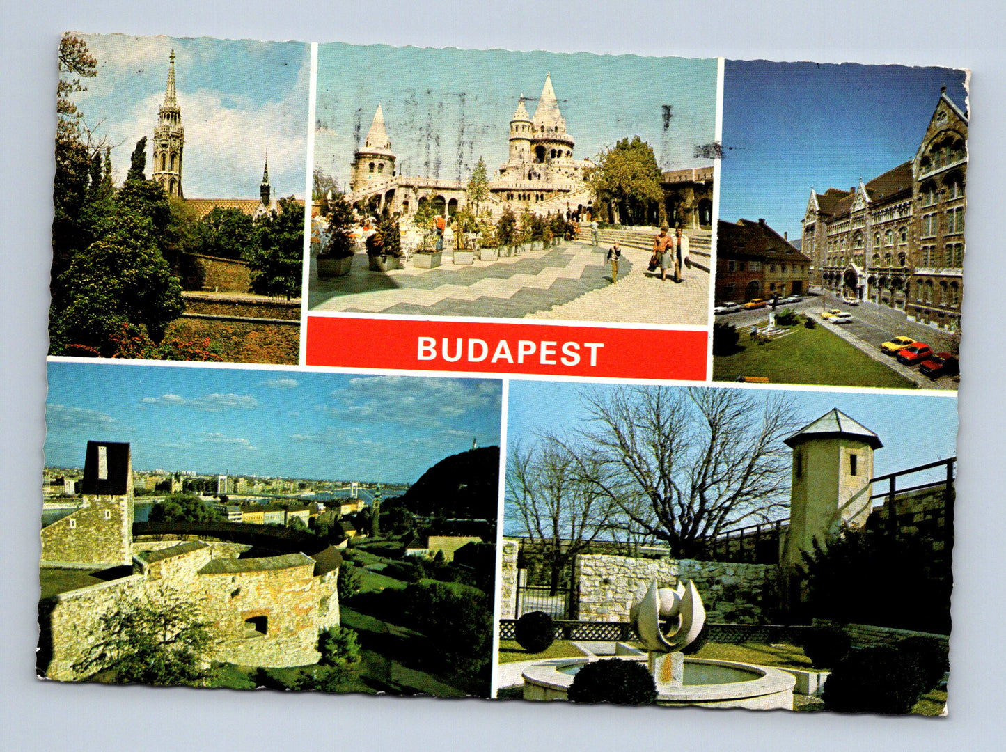 Pohlednice Maďarsko Budapešť památky (M29645)