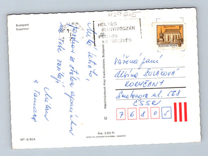 Pohlednice Maďarsko Budapešť památky (M29645)