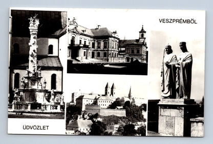 Pohlednice Maďarsko Veszprém více pohledů (M29651)