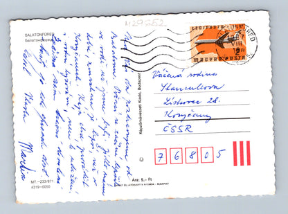 Pohlednice Maďarsko Balatonfüred multi-view 1987 (M29652)