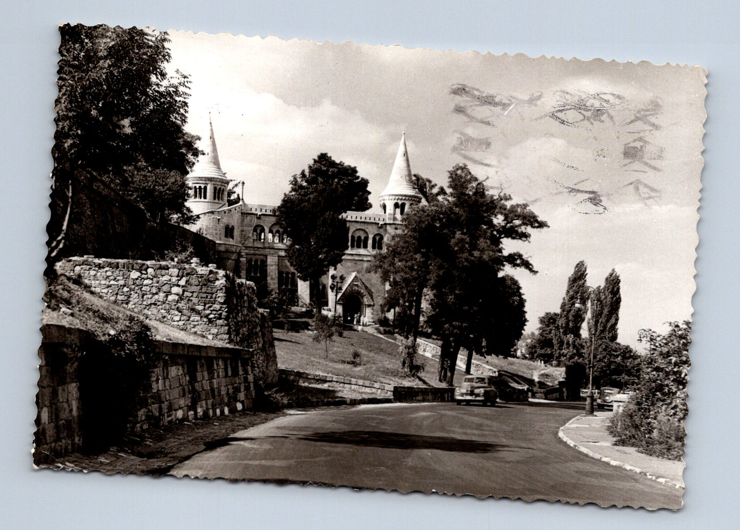 Pohlednice Maďarsko Budapešť Halászbástya 1967 (M29657)