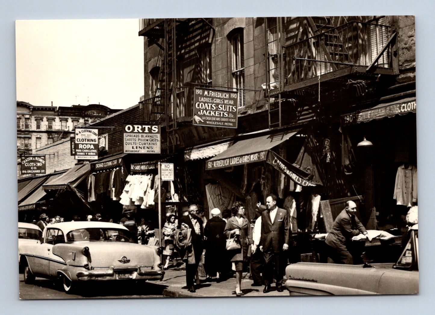 Stará fotografie Praha Orchard Street tržnice 1964 (M29678)