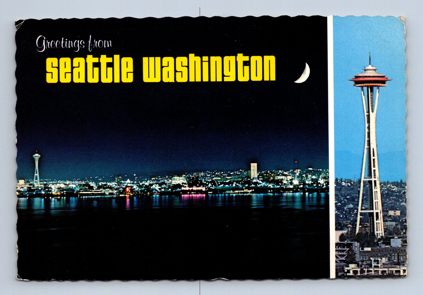 Pohlednice USA Seattle Washington panorama Space Needle 1980 (M29682)