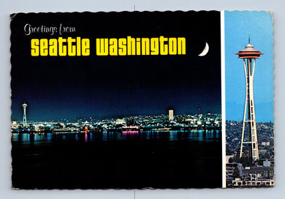 Pohlednice USA Seattle Washington panorama Space Needle 1980 (M29682)