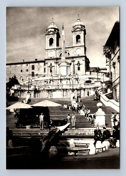 Pohlednice Itálie Řím Španělské schody 1964 (M29689)