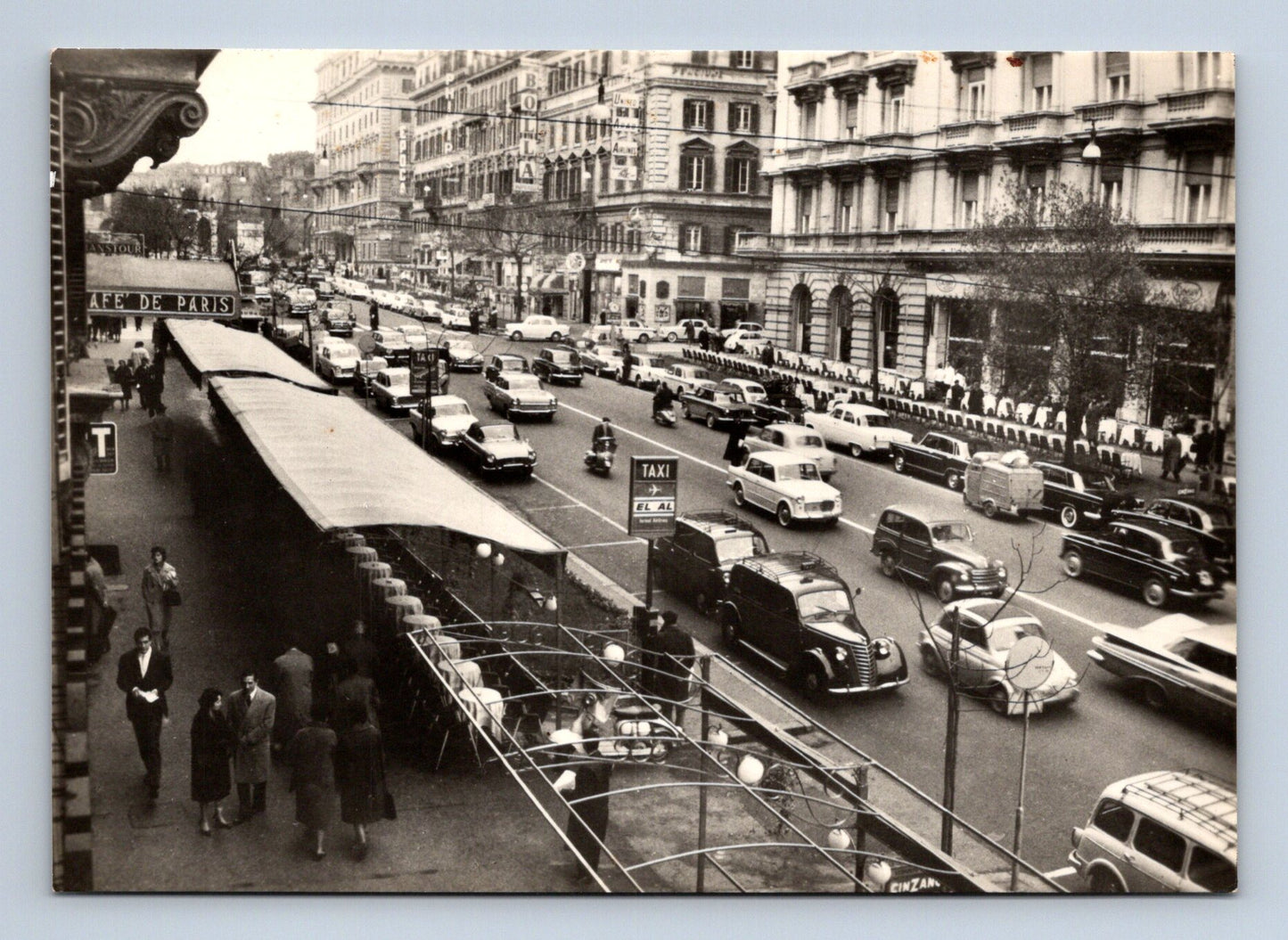 Pohlednice Itálie Řím Via Vittorio Veneto 1964 (M29695)