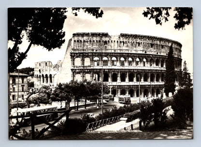 Pohlednice Itálie Řím Colosseum tramvaje 1964 (M29698)