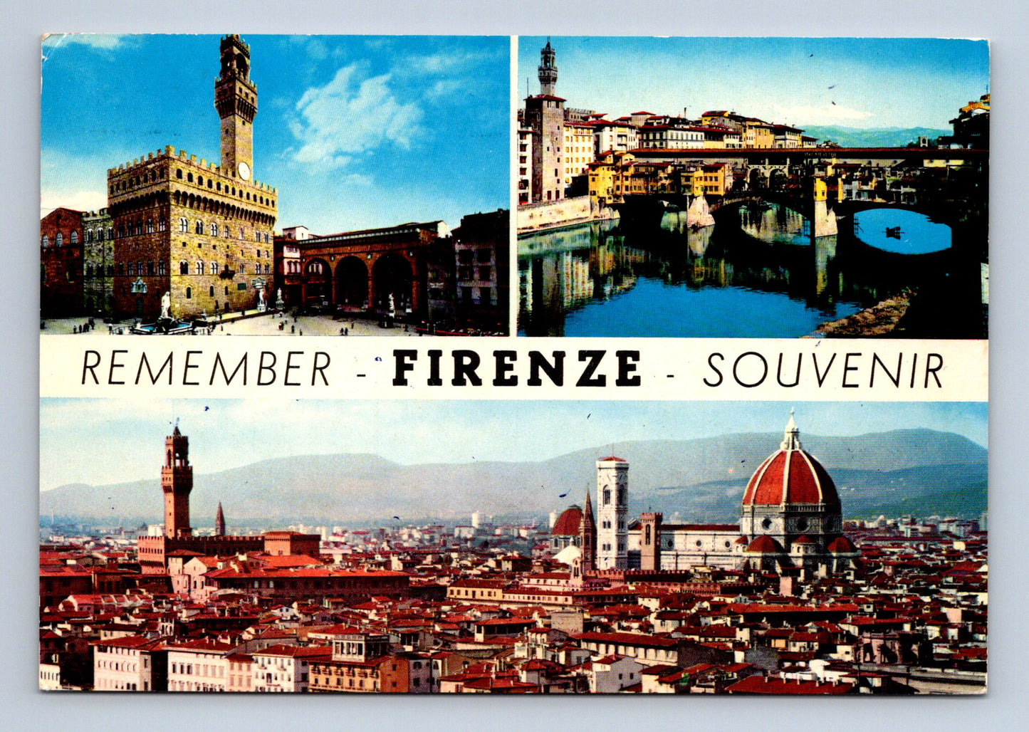 Pohlednice Itálie Florencie památky 1973 (M29706)