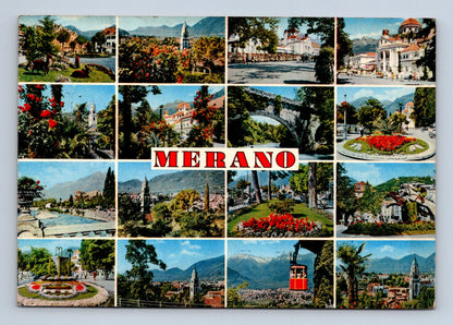 Pohlednice Itálie Merano různé motivy (M29713)