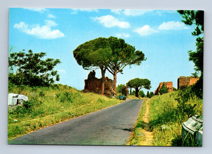 Pohlednice Itálie Řím Via Appia Antica stará cesta 1971 (M29723)
