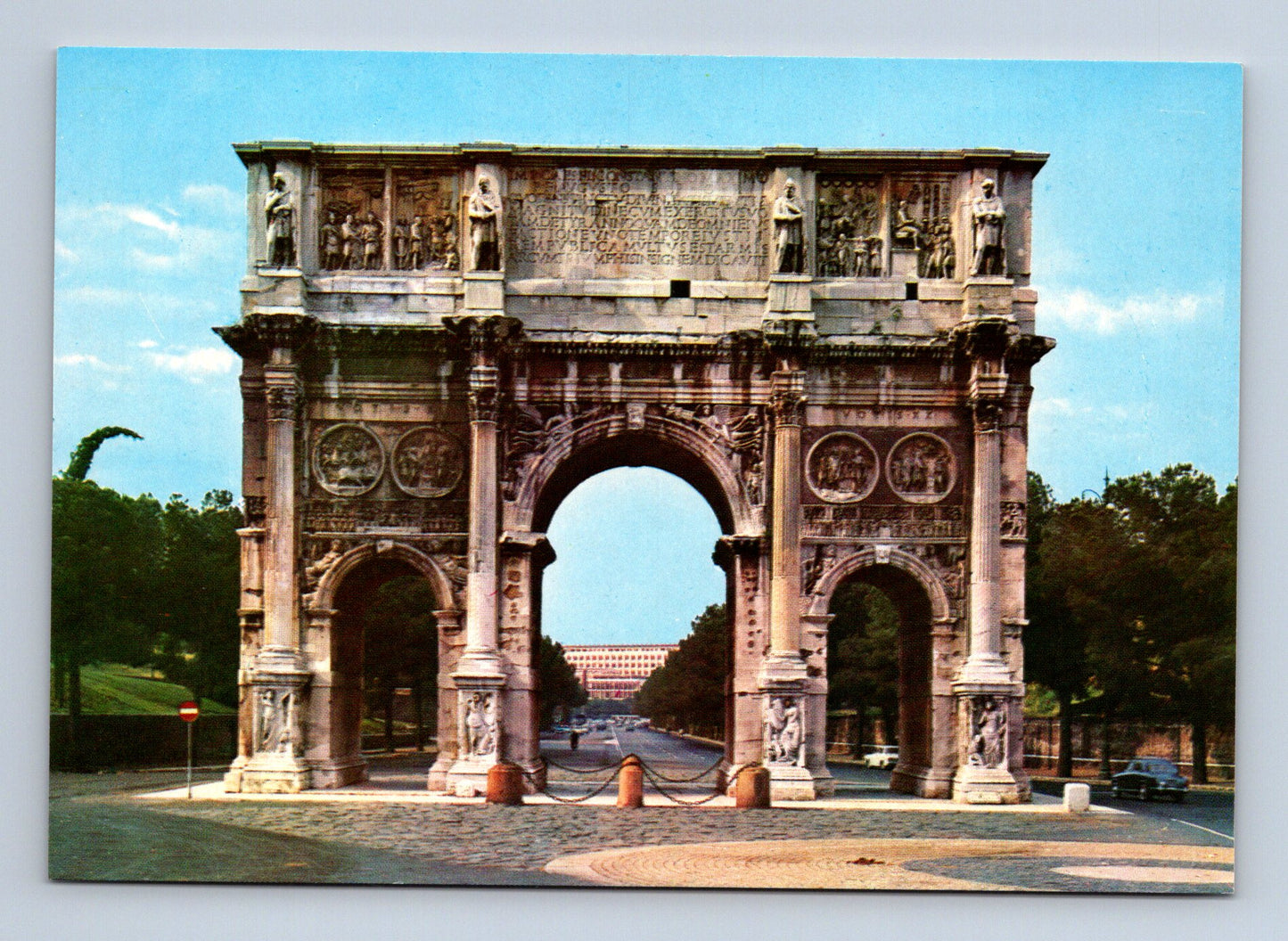 Pohlednice Itálie Řím Konstantinův oblouk 1971 (M29726)