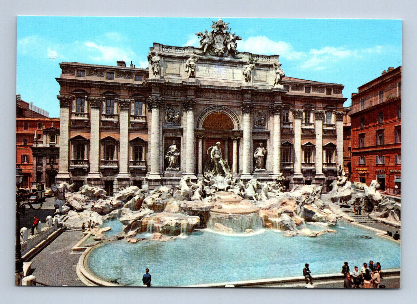 Pohlednice Itálie Řím Fontana di Trevi 1971 (M29731)