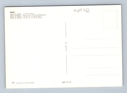 Pohlednice Itálie Řím Španělské schody 1971 (M29733)