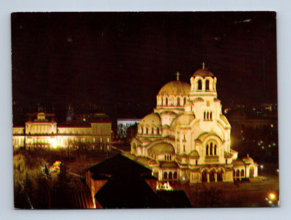 Pohlednice Bulharsko Sofia chrám Alexandra Něvského 1987 (M29747)