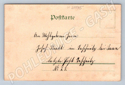 Postcard angel Christmas decoration (M2975)