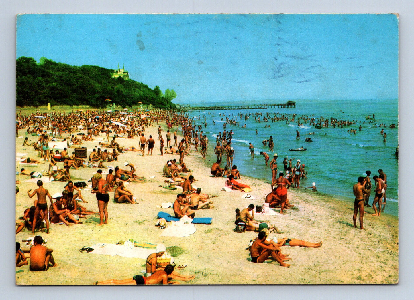 Pohlednice Bulharsko Burgas pláž 1976 (M29758)