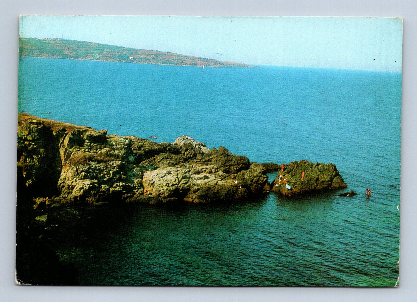 Pohlednice Bulharsko Sozopol Rajský záliv pobřeží 1980 (M29761)