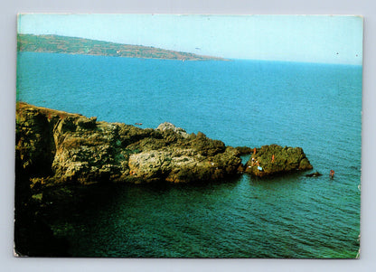 Pohlednice Bulharsko Sozopol Rajský záliv pobřeží 1980 (M29761)