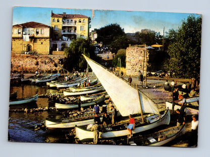 Pohlednice Bulharsko Nesebăr přístav 1969 (M29768)