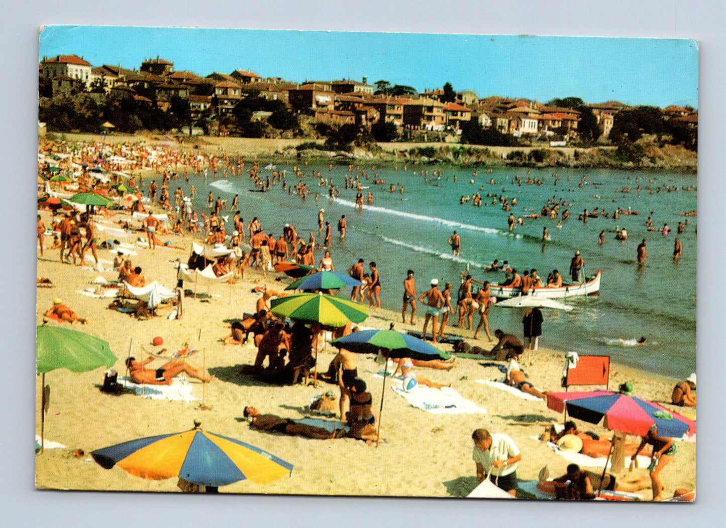 Pohlednice Bulharsko Sozopol pláž 1979 (M29772)