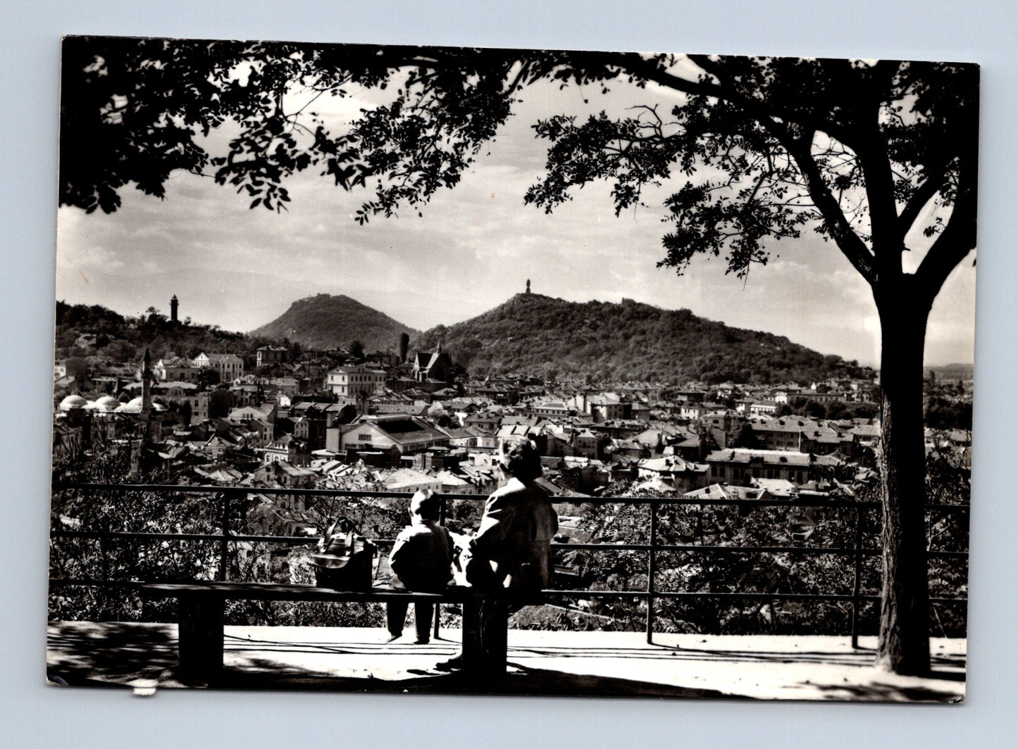 Pohlednice Bulharsko Plovdiv panorama 1960 (M29773)