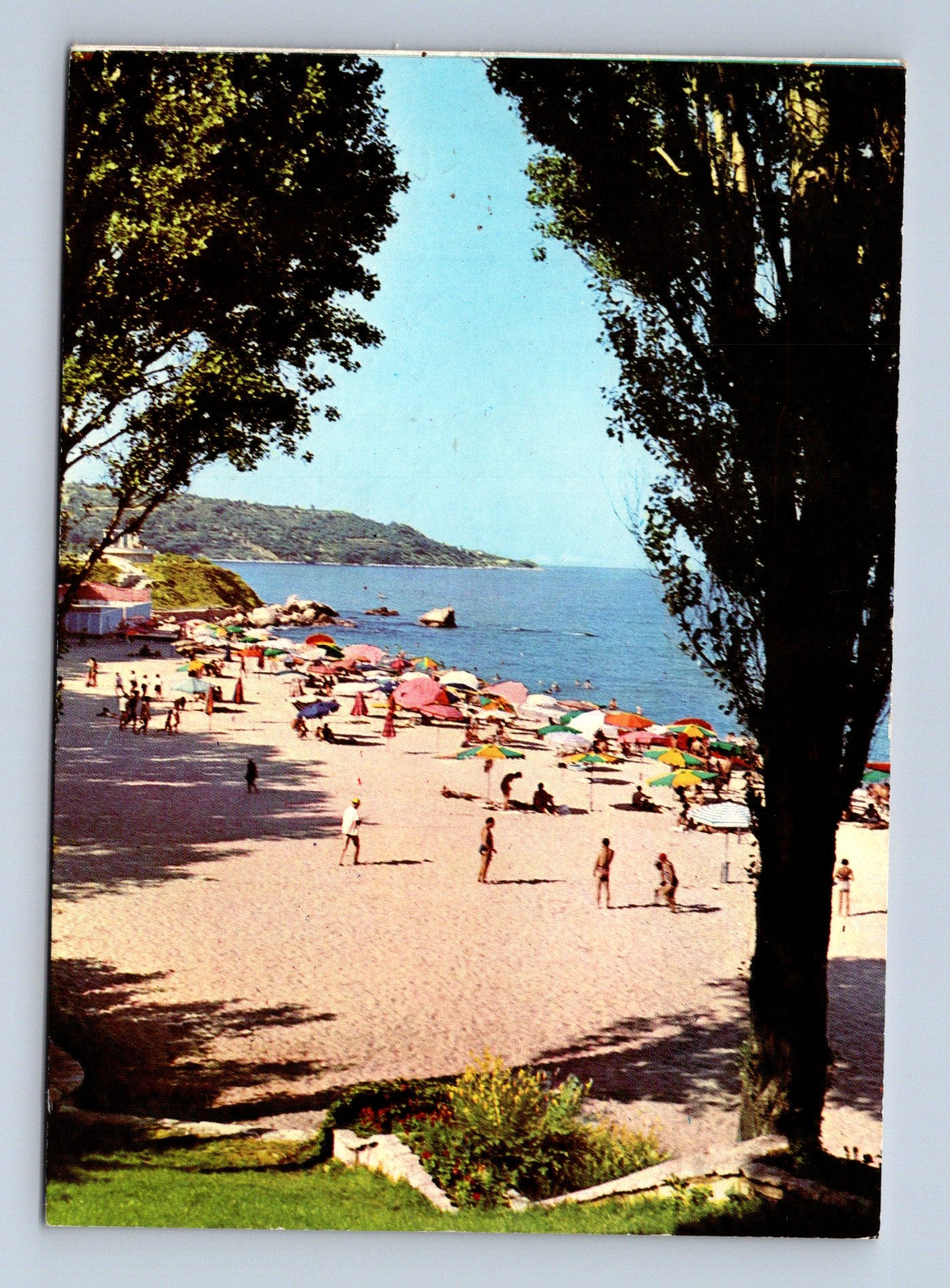 Pohlednice Bulharsko Varna Kurort Druzhba pláž 1970 (M29774)