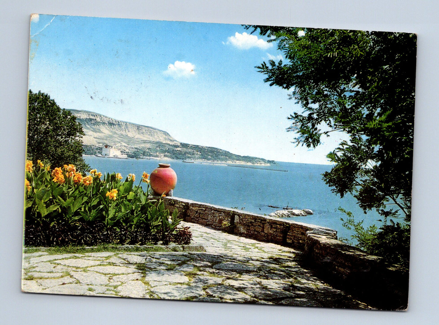 Pohlednice Bulharsko Balchik výhled od paláce 1988 (M29780)