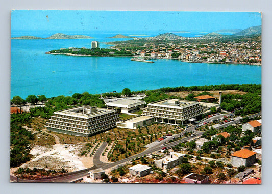 Pohlednice Chorvatsko Vodice letecky 1984 (M29796)