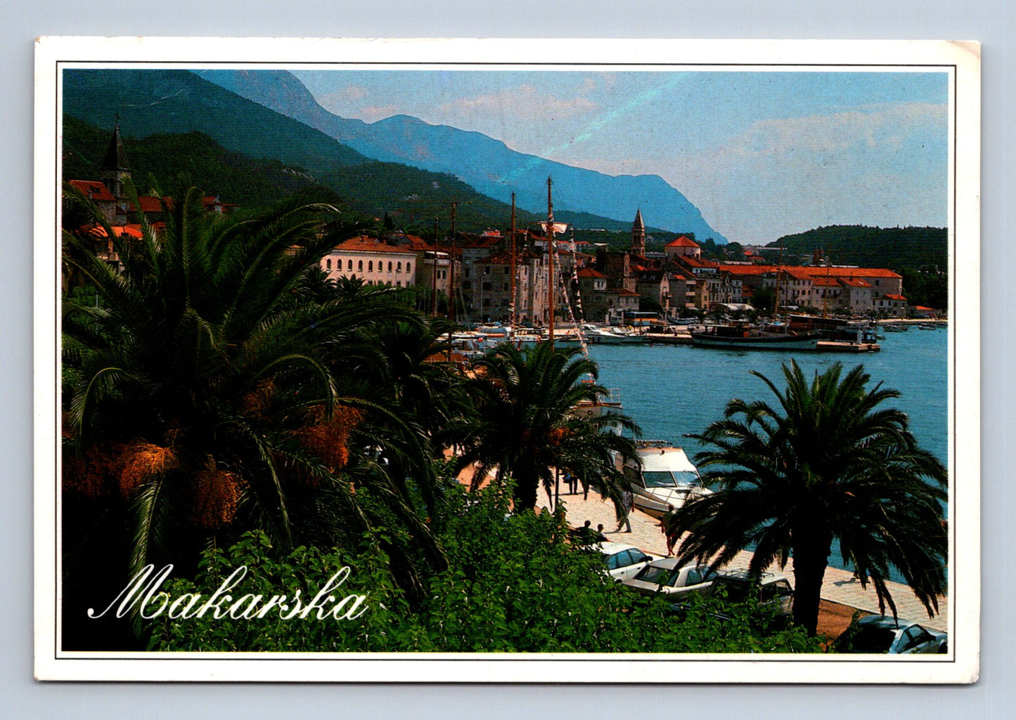 Pohlednice Chorvatsko Makarska přístav 2000 (M29798)