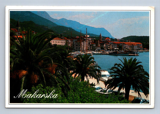 Pohlednice Chorvatsko Makarska přístav 2000 (M29798)