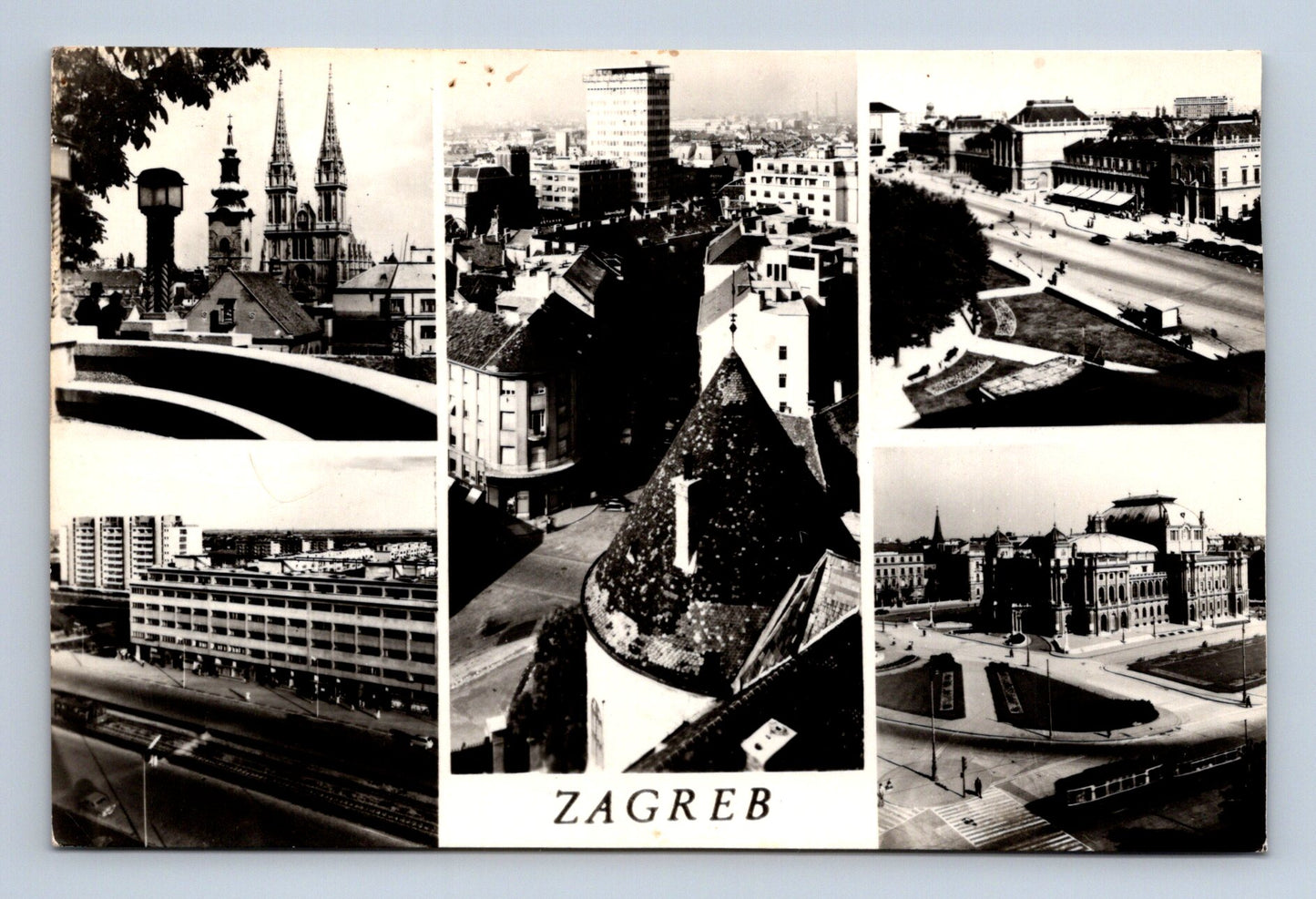 Pohlednice Chorvatsko Zagreb panorama 1968 (M29806)