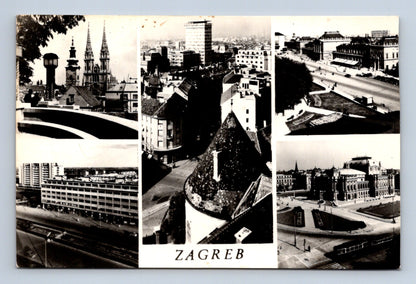 Pohlednice Chorvatsko Zagreb panorama 1968 (M29806)