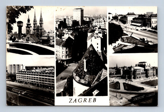 Pohlednice Chorvatsko Zagreb panorama 1968 (M29806)