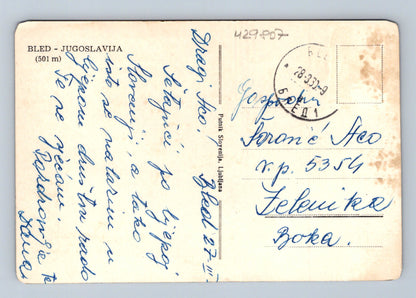 Pohlednice Slovinsko Bled jezero 1933 (M29807)