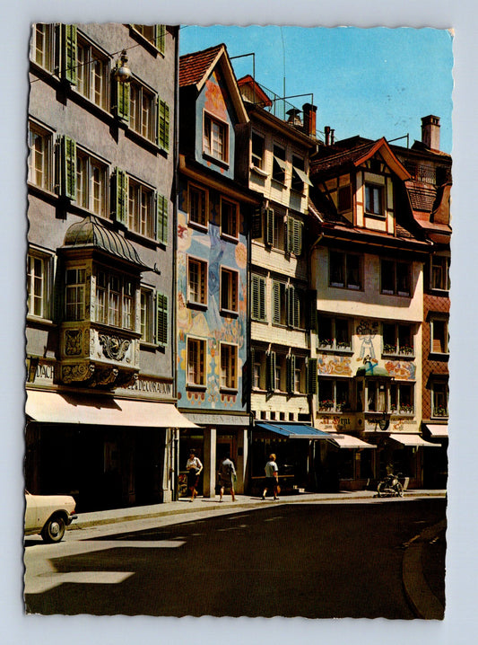 Pohlednice Švýcarsko St. Gallen budovy 1967 (M29813)