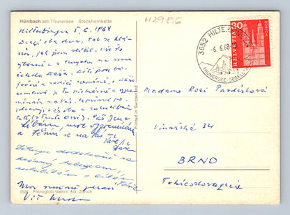 Pohlednice Švýcarsko Hünibach am Thunersee 1968 (M29816)