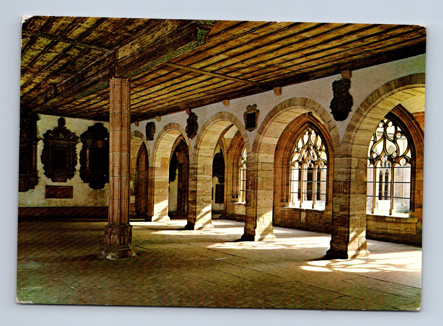 Pohlednice Švýcarsko Basel Münster křížová chodba 1969 (M29818)
