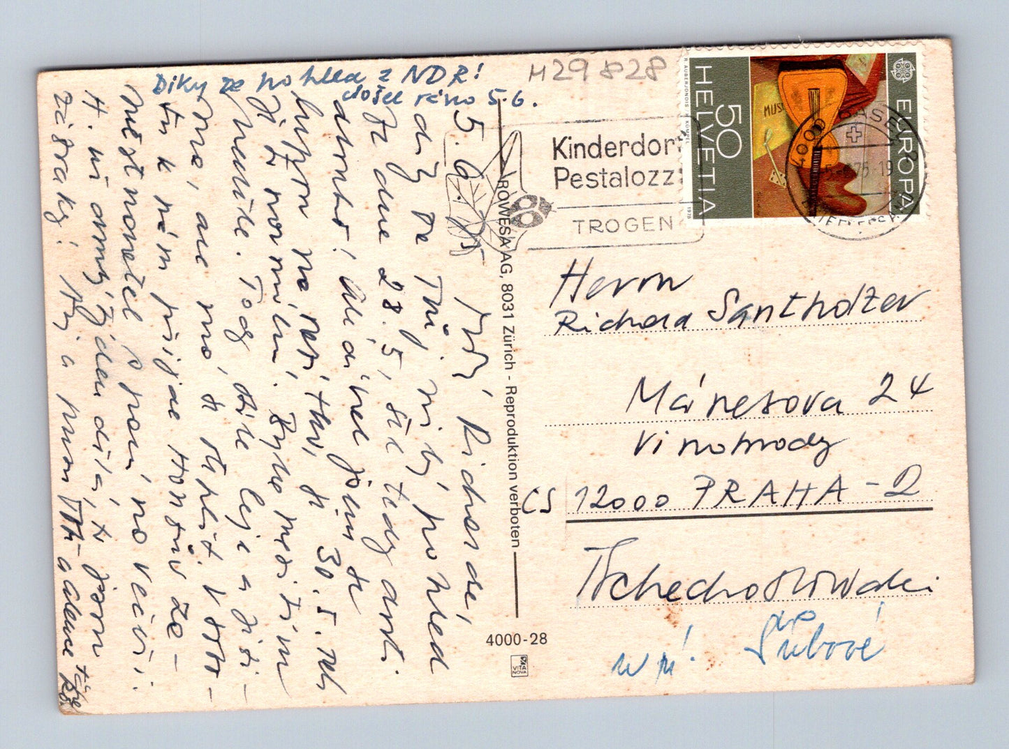 Pohlednice Švýcarsko Basel více záběrů 1971 (M29828)