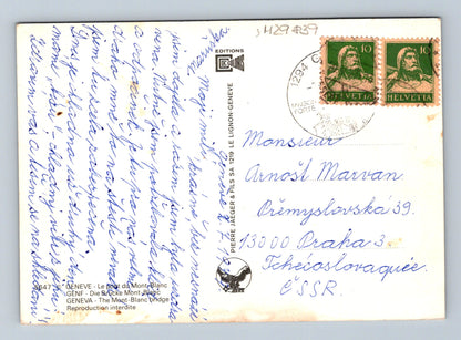 Pohlednice Švýcarsko Ženeva Most Mont-Blanc (M29839)